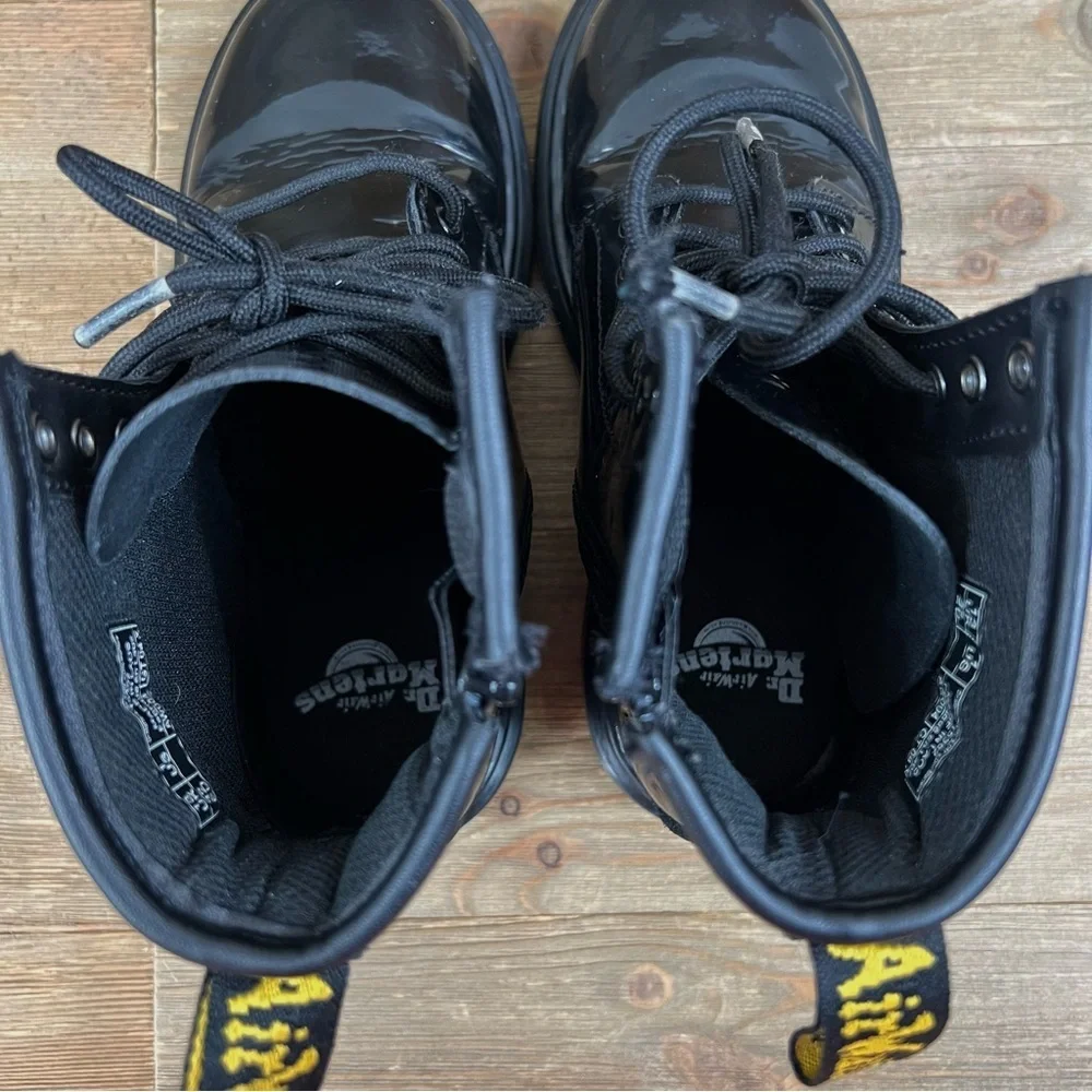 Dr. Martens 1460 Patent Leather Lace Up Boots